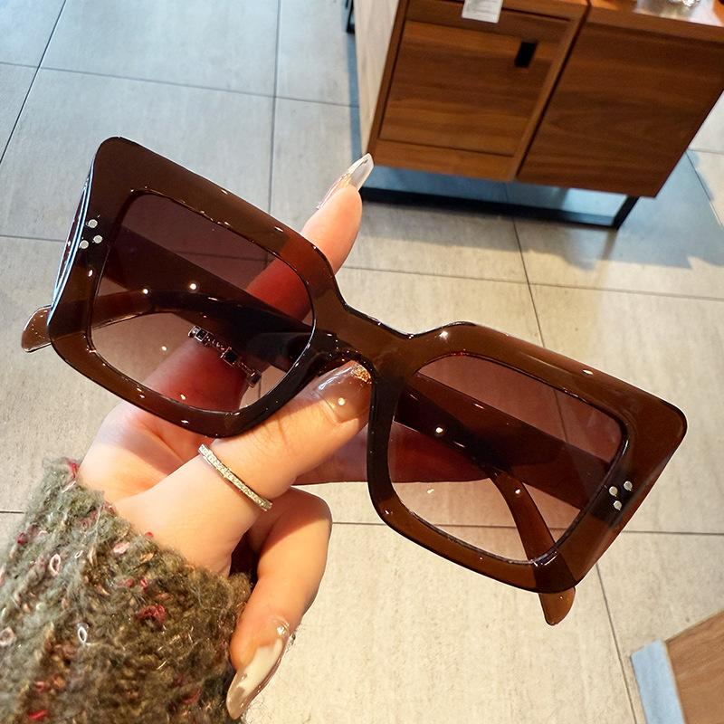 Vintage Eckige Sonnenbrille für Damen Herren Rechteckige Sonnenbrille Damen Cat-Eye Brille Oculos De Sol für Männlich Weiblich Brillen