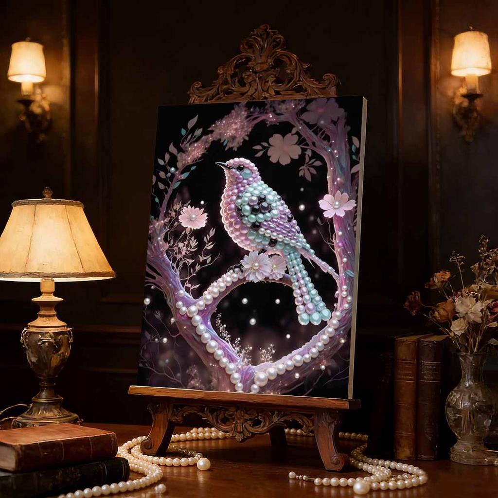 DIY Small Animals Pearl Art Painting for Home Wall Decor Arts Craft  for Adults/Beginners Gift Idea Home Decor Without Frame