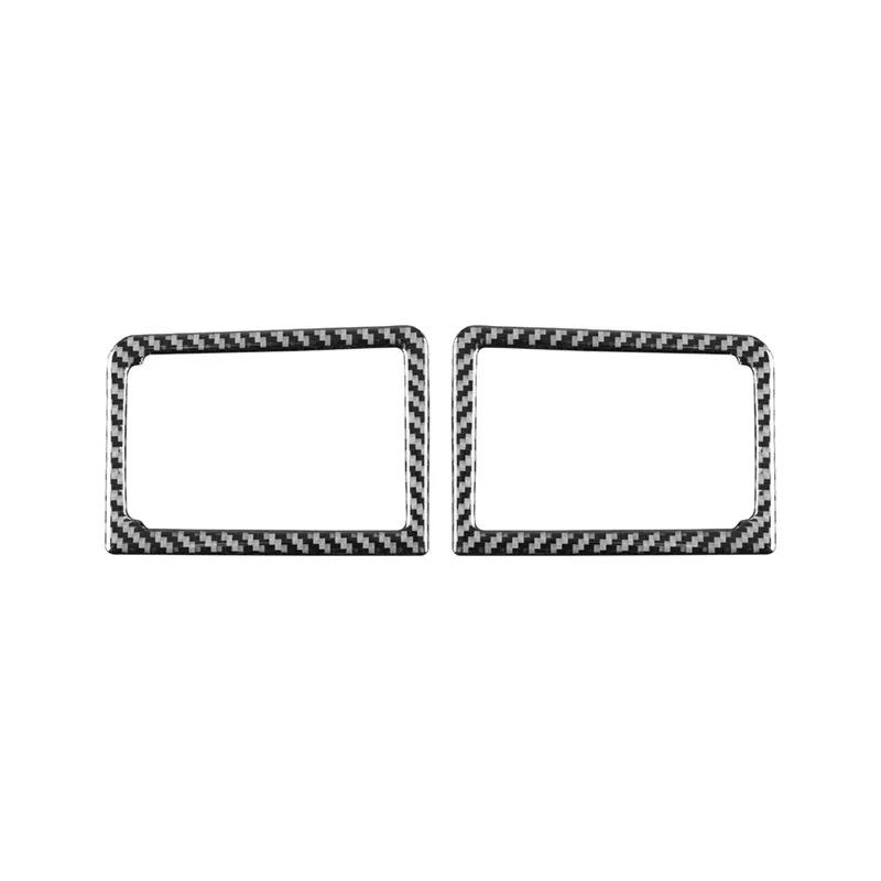 

For Ford Mustang 2001-2004 Carbon Fiber Auto Central Control Air Outlet Left Right Vent Panel Trim Frame Decoration Sticker чорний
