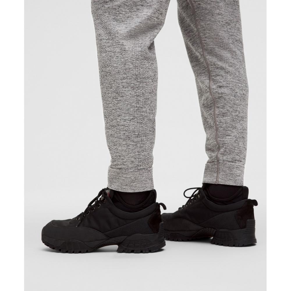 Lululemon Engineered Warmth Jogger Tri Heather Vapor Gull Grey Black
