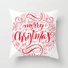 Merry Christmas Printed Pillowcase Christmas Style Cushion Cover Home Sofa Decor Throw Pillowcase