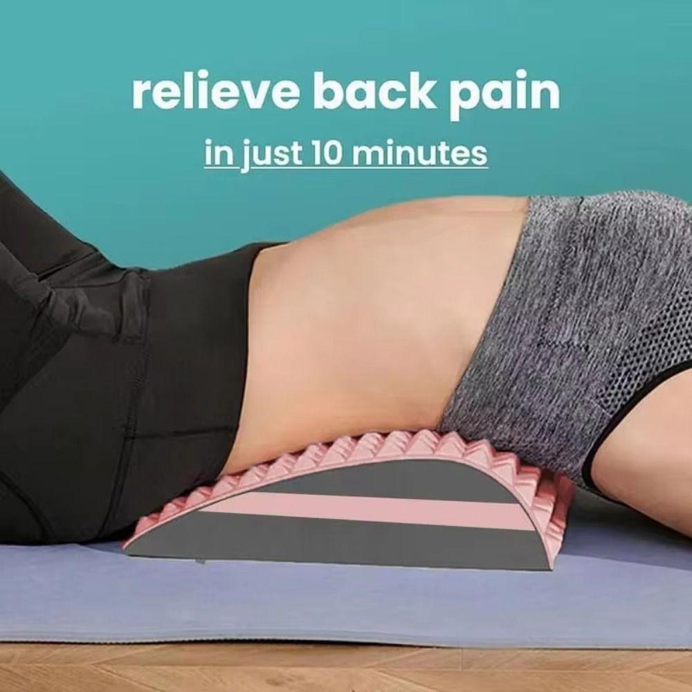 EVA Lumbar Back Massager Neck Stretch Lumbar Support Spine Board New Back Stretcher  Unisex