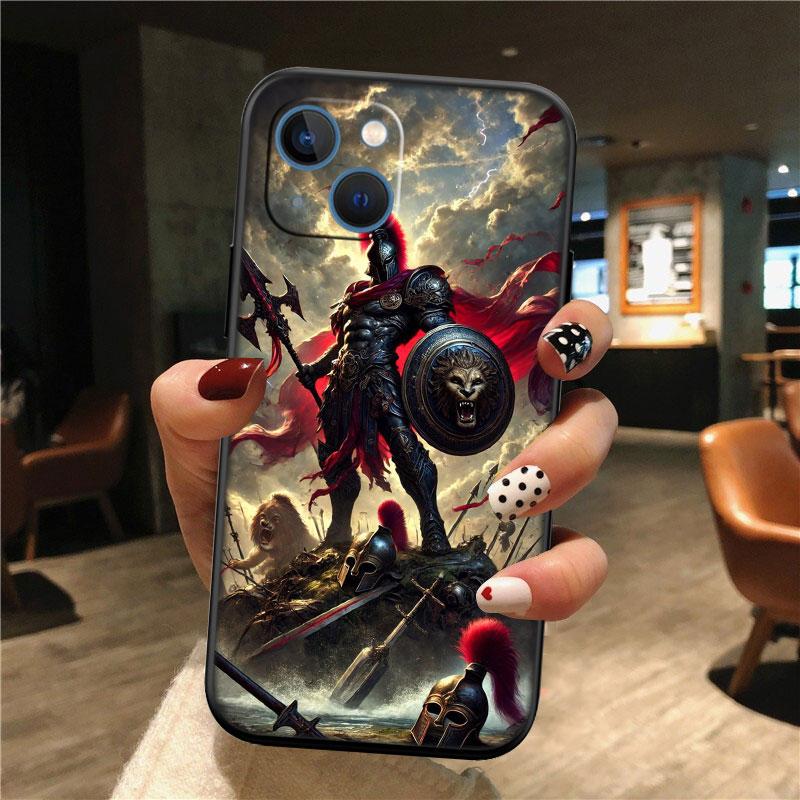

Spartan Warrior Shell Phone Case for OPPO A40 A60 A80 A15 A16 A16K A12 A17 A17K A54 A54S A53 A53S A55 A56 A57 A98 F23 OPPO A12