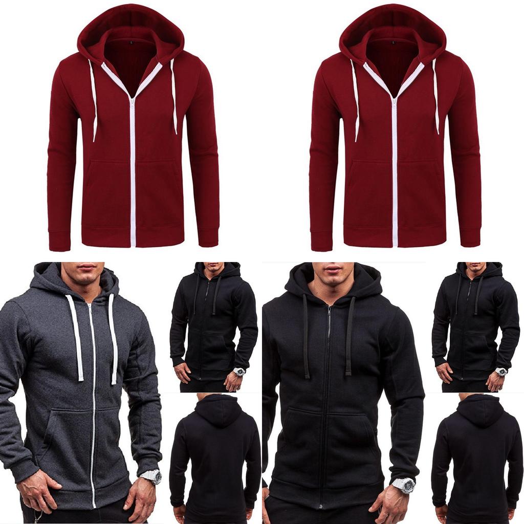 Men's Outwear Winter Hoodies Comfortable Warm Jumper Coat With Soft Material