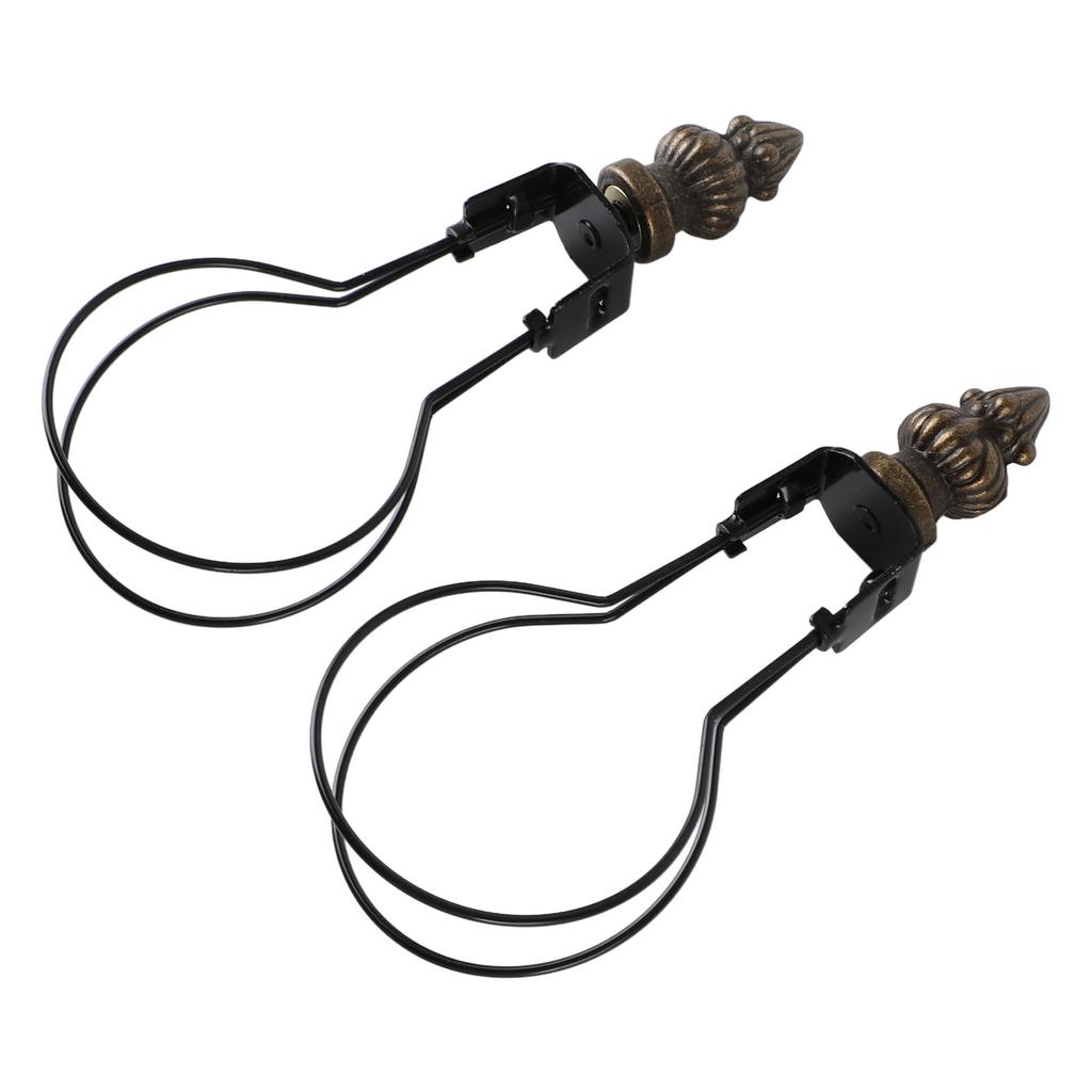 2pcs Lamp Bulb Clip Adapter Modern Stylish Metal Lampshade Holder Adapter Clip On Lampshade Adapter for Living Room Bedroom