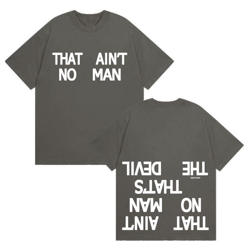 Jessie Murph That Ain't No Man Album Letter Print T Shirts Men Women Casual Fashion Cozy Cotton Short Sleeve T-shirt Summer Tops
