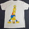 The Simpsons Family Stack Graphic TShirt