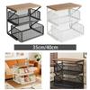 Organizer for Coffee with Drawer, Double-layered, Ideal As A Kitchen Counter Or Office.