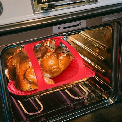 Herramienta de Transferencia para Cocinar Revestimiento de Silicona para Freidora de Aire eslinga para Pavo Levantador