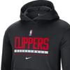 Nike Spotlight On Court Practice Performance Letter Print Casual Sports Long Sleeve Sweatshirt Los Angeles Clippers Unisex Sweatshirt Black CN3852-010