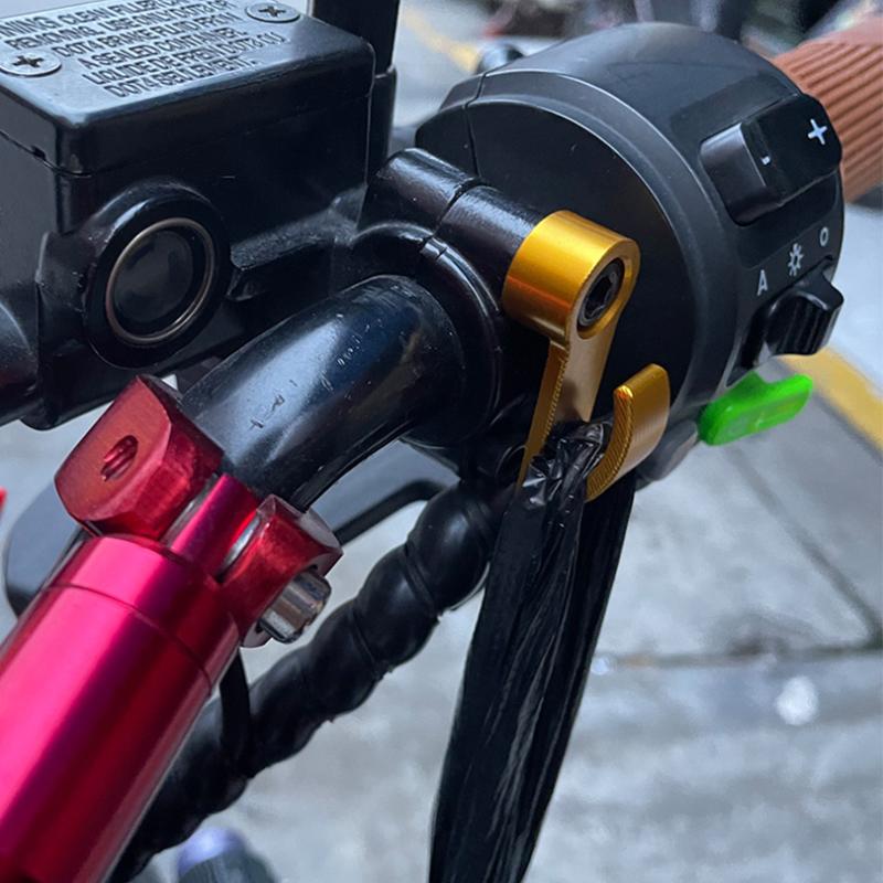 Cârlig Universal pentru Motocicletă Aliaj de Aluminiu Cârlig pentru Cască Cârlig cu Orificiu Unic Pentru Motocicletă de Teren, Trotinetă Electrică, Motocicletă