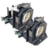 JP Lamp Replacement Lamp for Panasonic Projectors with Phoenix Original Universal Replacement Genuine Set of 2 Lamps ET-LAD60AW Banner, Lamp,