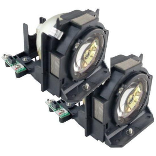 

JP Lamp Replacement Lamp for Panasonic Projectors with Phoenix Original Universal Replacement Genuine Set of 2 Lamps ET-LAD60AW Banner, Lamp, чорний