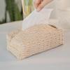 Japanese Cotton Linen Fabric Tissue Box Home Minimalist Coffee Table Paper Bag Car Napkin Holder Nordic Cream Style Dustproof