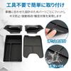Tokuraku Shop Car Interior Accessories Set of 3 for the New ZR-V/HR-V, Rubber Mats for Dividers, Organization, Non-Slip, Washable