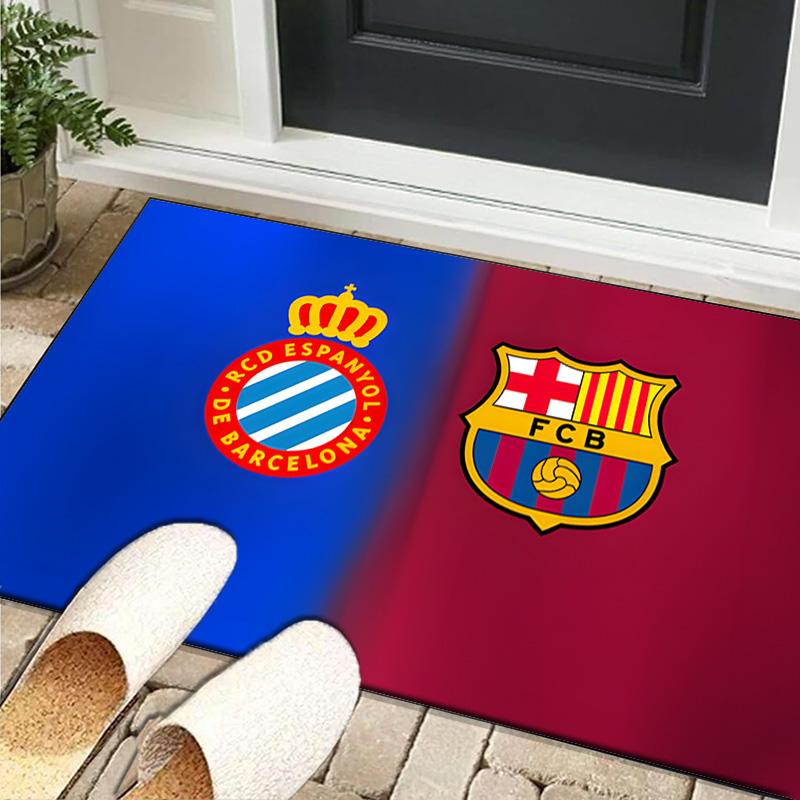 1PC rug Espanyol Stadium Carpet, Chair Rug,Area Rug for Office Bedroom living rooms bedroom, Doormat decor Christmas fan gifts