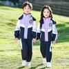Purple Spring & Autumn Windbreaker Set - Kindergarten To First Grade