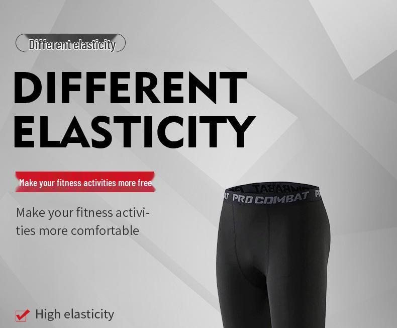 Basketbalové legíny na jednu nohu: Legíny s deväťbodovým, päťbodovým základným dizajnom pre šport a fitness