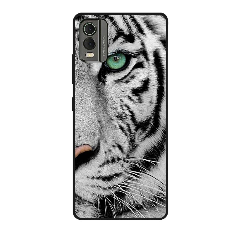 Pentru husă Nokia C32 C 32 Silicon moale Pictată Rezistentă la șocuri Huse spate Pentru Nokia C32 Husă TPU Coques NokiaC32 Desene animate drăguțe