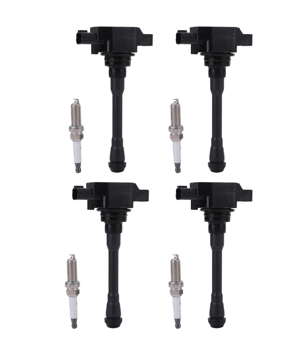 

Комплект из 4 иридиевых свечей зажигания и катушек зажигания для Nissan Serena C25 NC25 Номера и (Часть 22401-ED815, 22448-1KT0A, и т.д.)