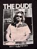 2XL The Dude The Big Lebowski Black White Graphic Movie Shirt Unisex T-Shirt