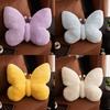 Butterfly Shape Embroidered Plush Cushion For Sofa And Car Decor With Soft Pp Cotton Filling