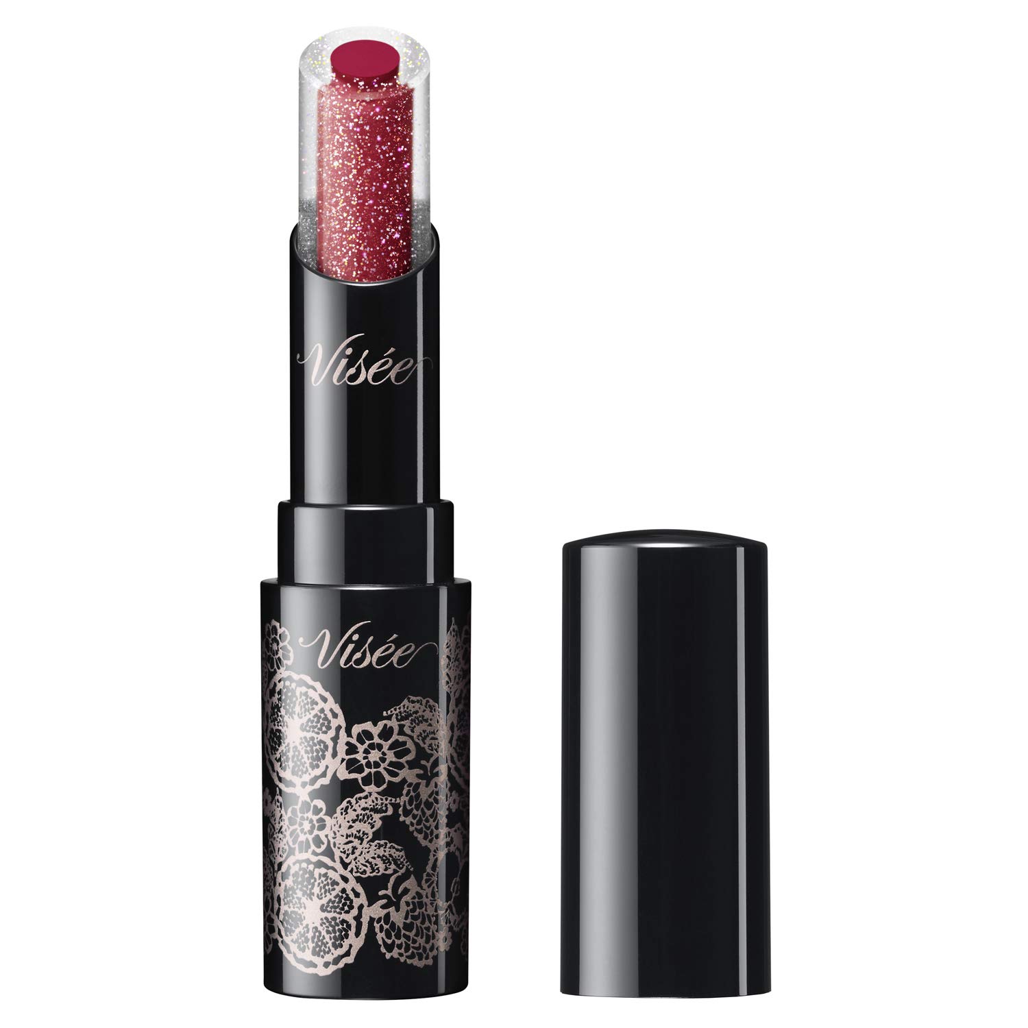 Visee Riche Crystal Duo Lipstick Sheer RD466 Sheer Red 3.5g