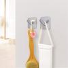 Manufacturer Hooks Hanging Hook Silver Bathroom Shower Inside Clock Waterproof Stainless Steel Peel and Stick