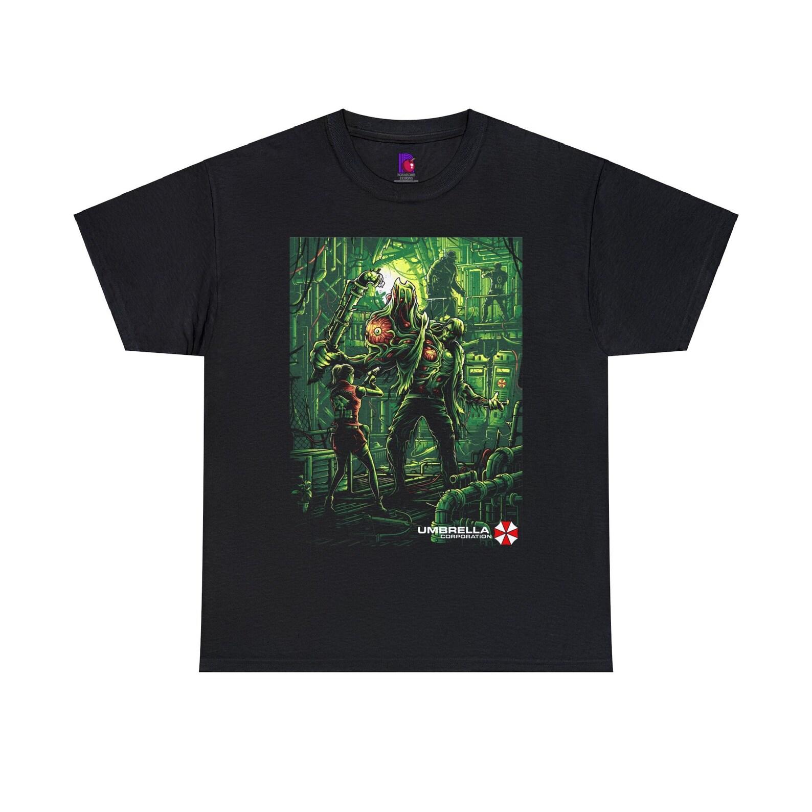 Resident Evil - Umbrella Corporation Gildan Unisex 5000 Heavy Cotton Tee 100