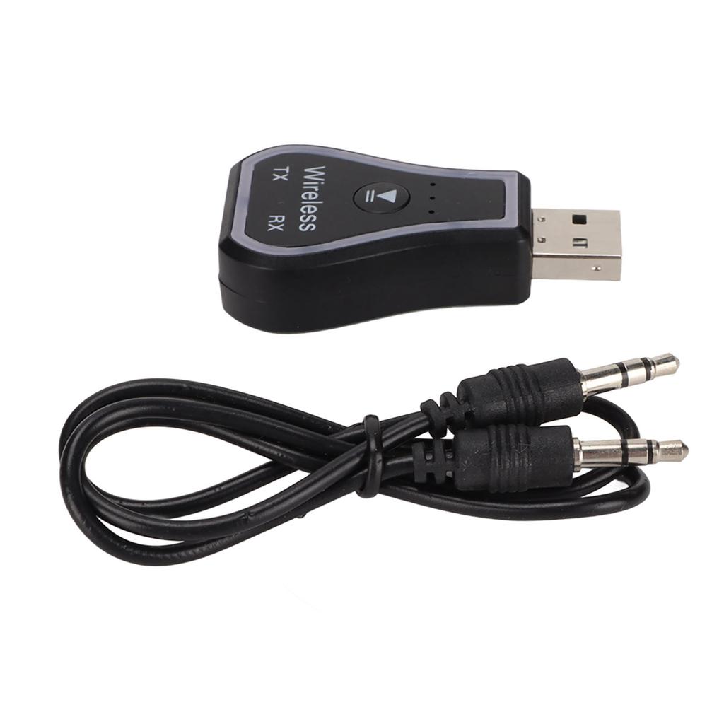 Bluetooth 5.0 Sender Empfänger 2 in 1 RGB Umgebungslicht USB Bluetooth 5.0 Adapter für TV Heimstereoanlage