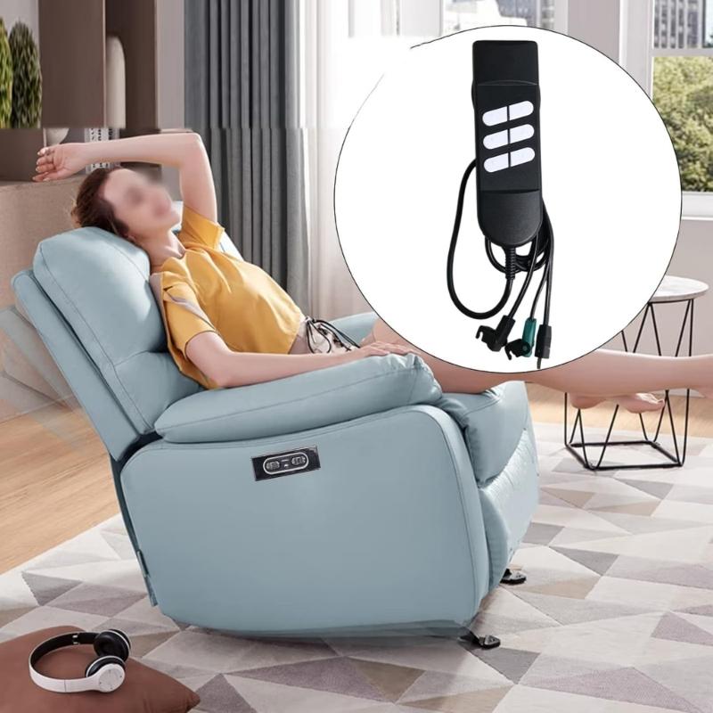 Manual 6 Key Motorized Sofa Chair Remote Control High Current Small Switches Without Control Case Need Daily Use