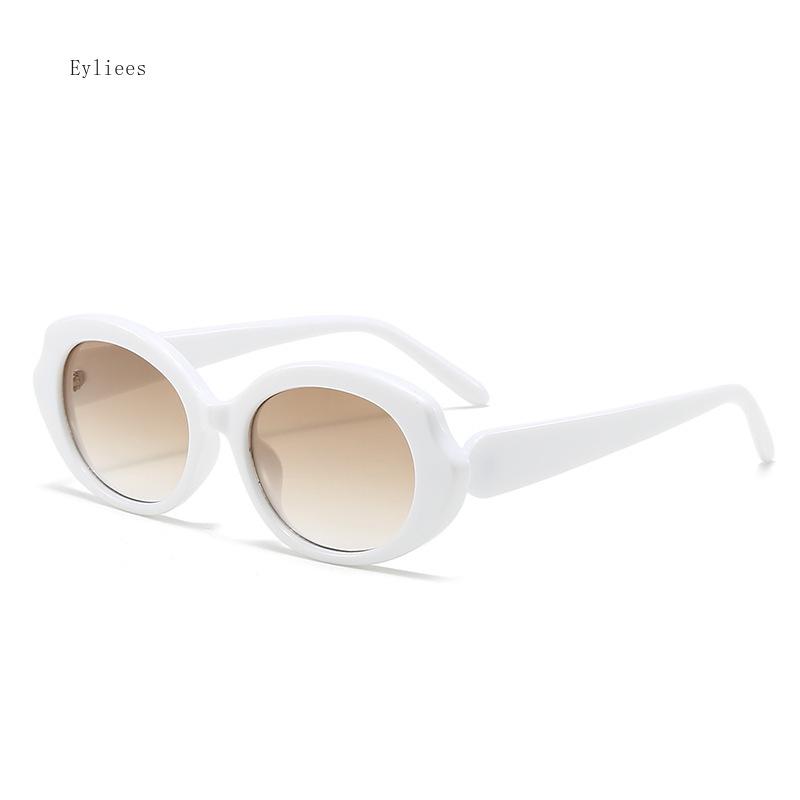 

New Oval Jelly Color Women Sunglasses Fashion Yellow Green Shades UV400 Men Trending Gradient Sun Glasses