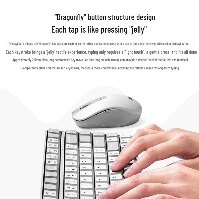 Lenovo Xiaoxin K1S Silent Wireless Keyboard Mouse Combo