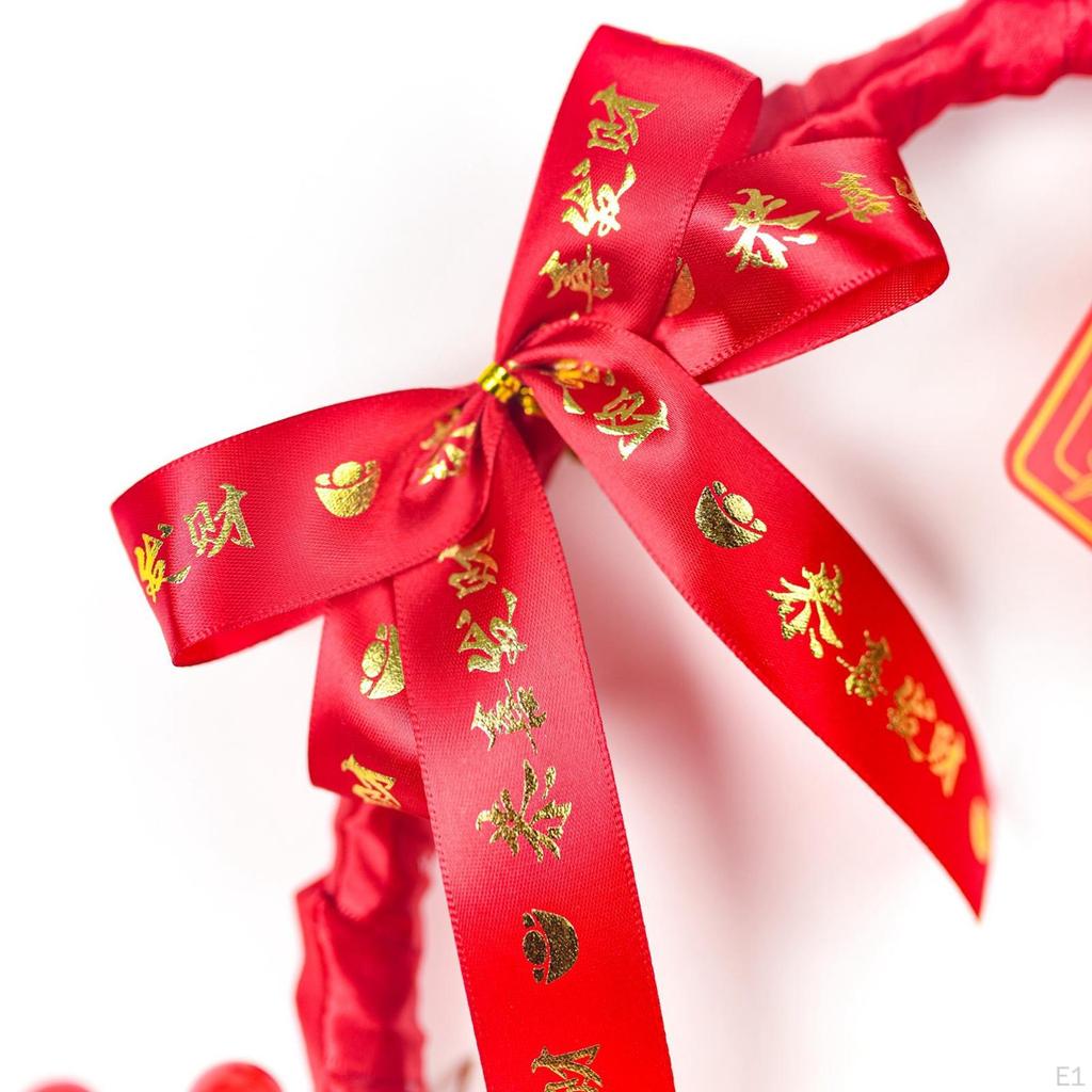 Jahreskranz Winter Haustürdekoration Hängend mit roten Beeren Künstlich