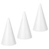 2Pcs DIY Foam Cones for Creative Craft Projects Decorative Craft Supplies for Educational Activities At Home