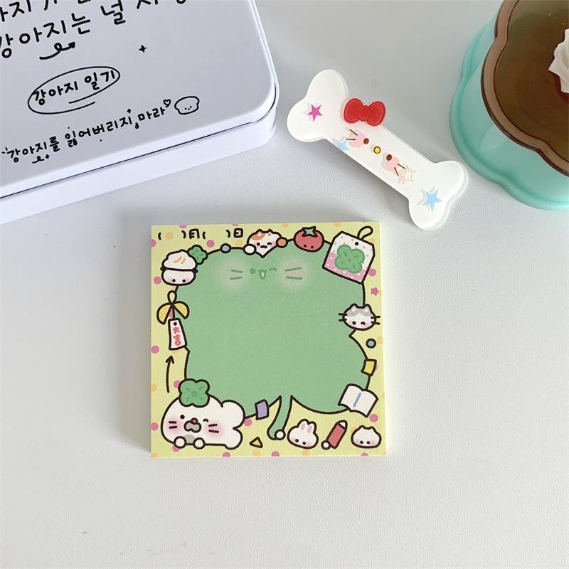 50sheet Cute Cat Memo Pad Amercian Style Lovely Kitten Sticky Note 8*8cm Kawaii Stationery Scrapbook Decorative Paper Student