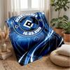 Hamburger SV Football Print Flannel Blanket, Soft Warm Lightweight Throw Blanket for Sofa Bed Camping