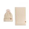 Women's Three Sizes To Choose From: Knitted Hat, Scarf, Glove, Women's Autumn and Winter Outdoor Warm Double Layer Knitted Hat