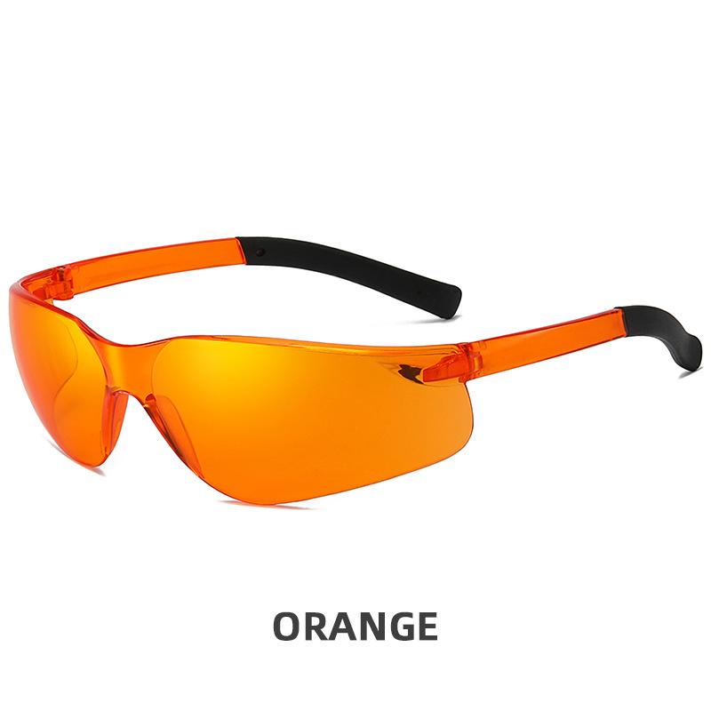 Fashion Sports Sunglasses Men's One-piece Sunglasses Shade Glasses