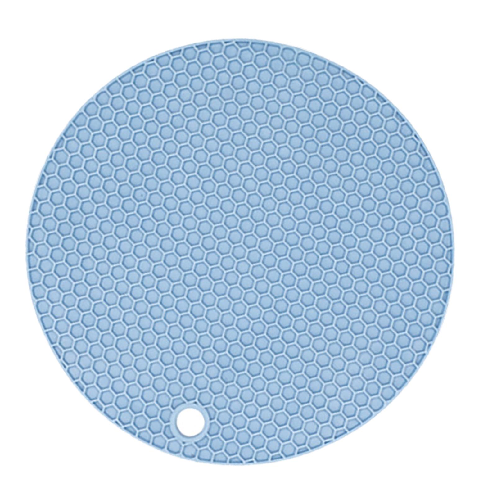 

Trivet Rubber Anti Slip Diameter 18cm Thickness 0.5cm Highly Efficient Heat Insulation Kitchen Pan Mats for Hot Dishers Cups