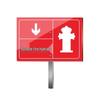 PVC Fire Hydrant Sign