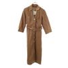 Unused 7 Minutes Sleeve Faux Leather One Piece XS Camel Tagged Women Used