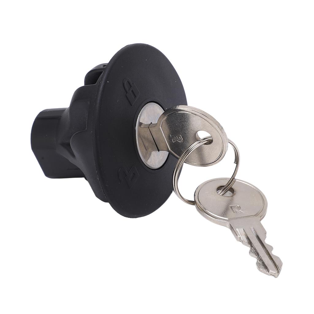 Locking Gas Fuel Tank Plug 8U5A 9C268 B Cover Cap with 2 Keys Replacement for Ford Edge Escape Expedition Explorer