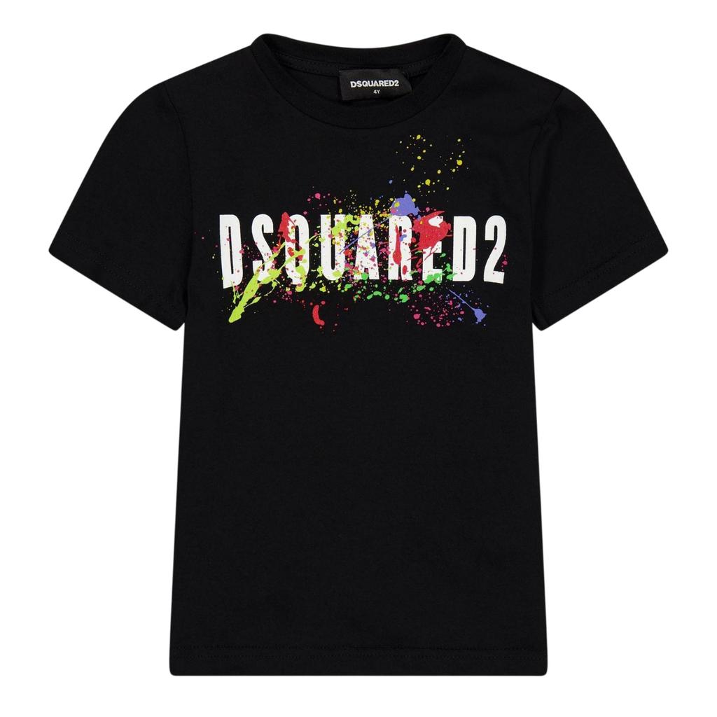 Dsquared2 Childrens/Kids Spray Paint Logo T-Shirt