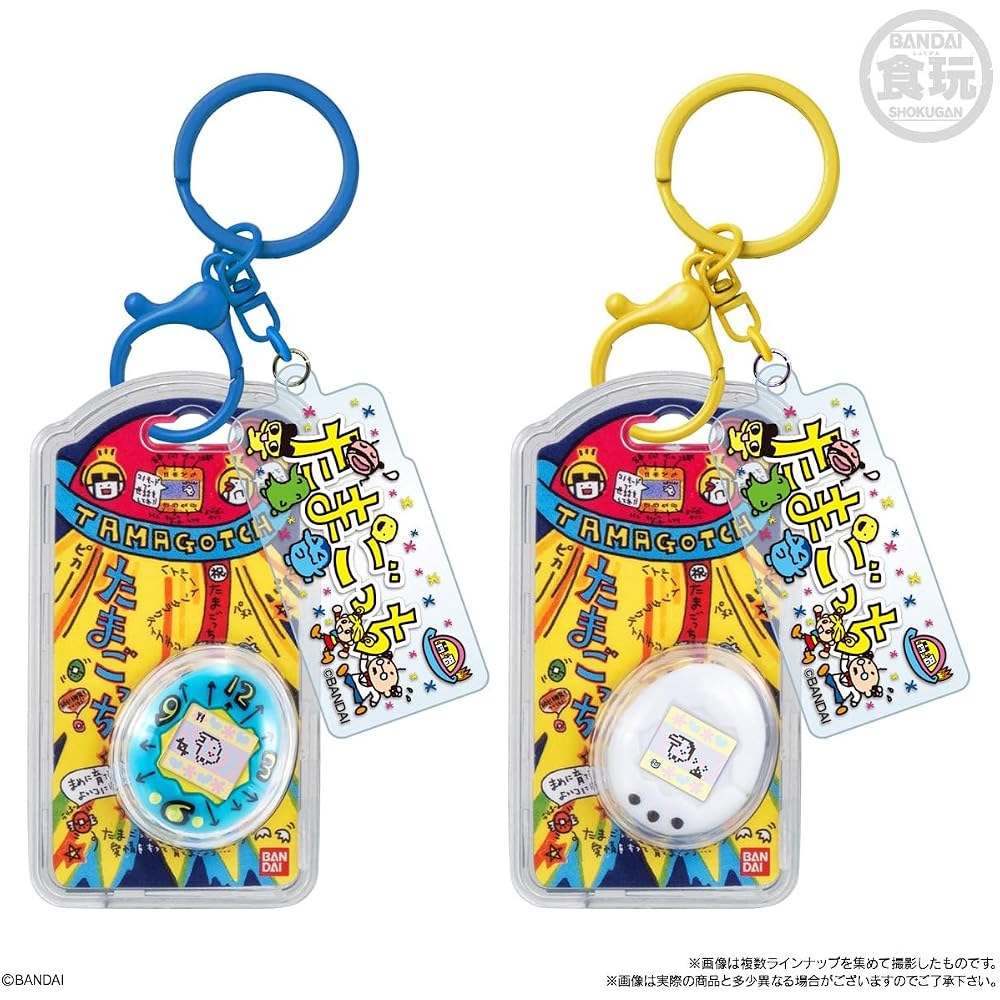[BANDAI] Tamagotchi Custom Key Rings Box of 10 (Food Toy)