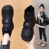 Stivali da Neve Invernali Caldi per Bambine Scarpe in Cotone Antiscivolo con Suola Morbida per Bambini di Taglie Medie e Grandi Stivaletti Corti Imbottiti in Pile e Spessi