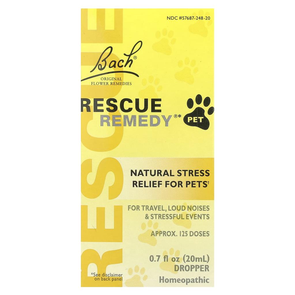 Rescue Remedy® Pet, Natural Stress Relief for Pets, 20 Ml (0.7 Fl Oz)