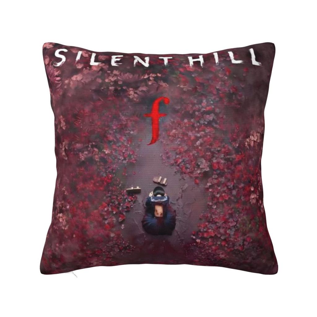Silent Hill F Video Game Horror Halloween Pillowcase Merch Soft Cushion Cover Pillow Covers Seater Decor Zipper Multi Size