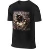 POLNWZWA Mens T Shirts Disturbed Band Asylum Crewneck Cotton Short Sleeve Sport Tees Running Athletic for Men