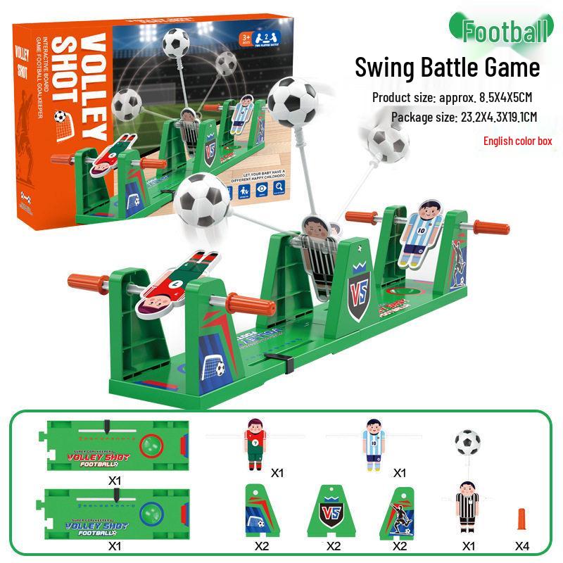 Interactive Kids  Basketball and Foosball Game Set: Parent-Child Competitive Toy Gift